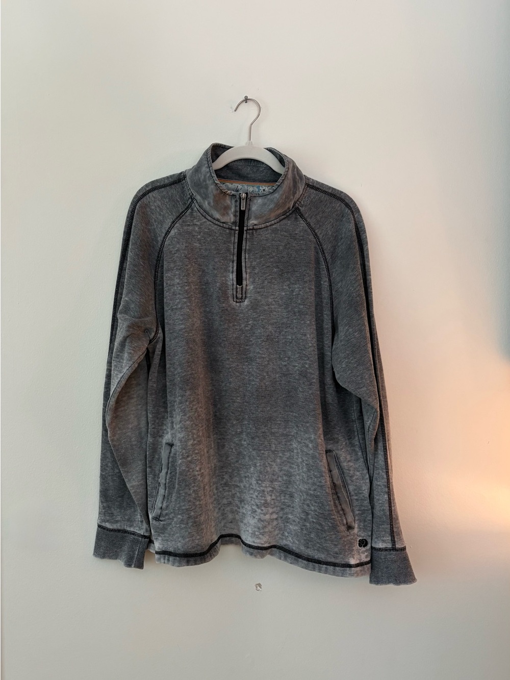 Margaritaville Washed Gray Quarter-Zip
